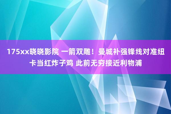 175xx晓晓影院 一箭双雕！曼城补强锋线对准纽卡当红炸子鸡 此前无穷接近利物浦